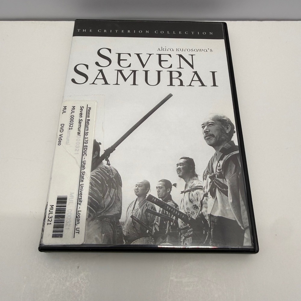Seven Samurai Criterion Collection DVD Akira Kurosawa Japanese Film 1954 SEV040